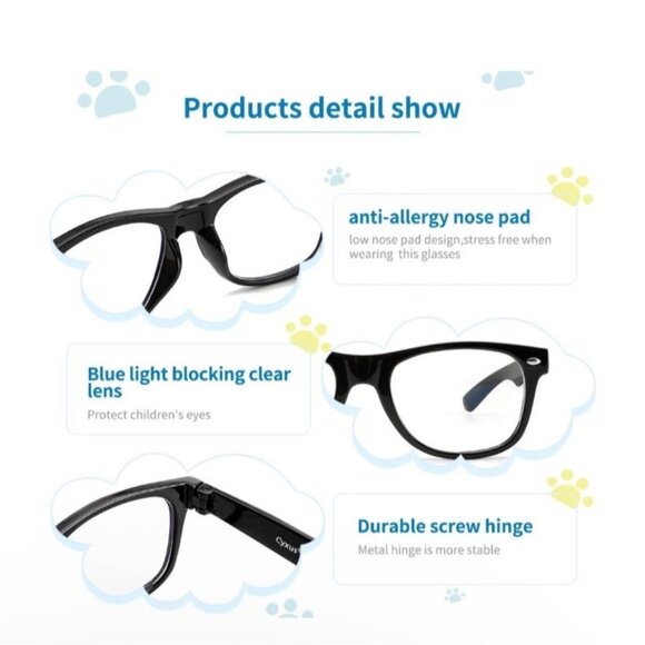 Cyxus Blue light blocking glasses Kids Gaming Glasses - Picture 7 of 10
